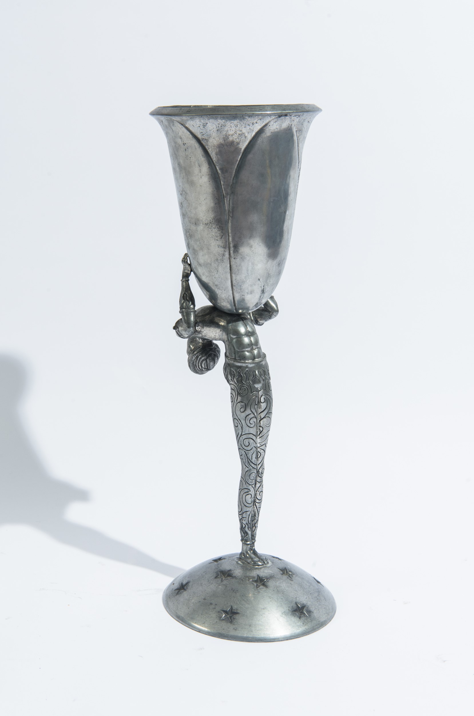 Pietro Figura - Vaso modello Acrobat in metallo