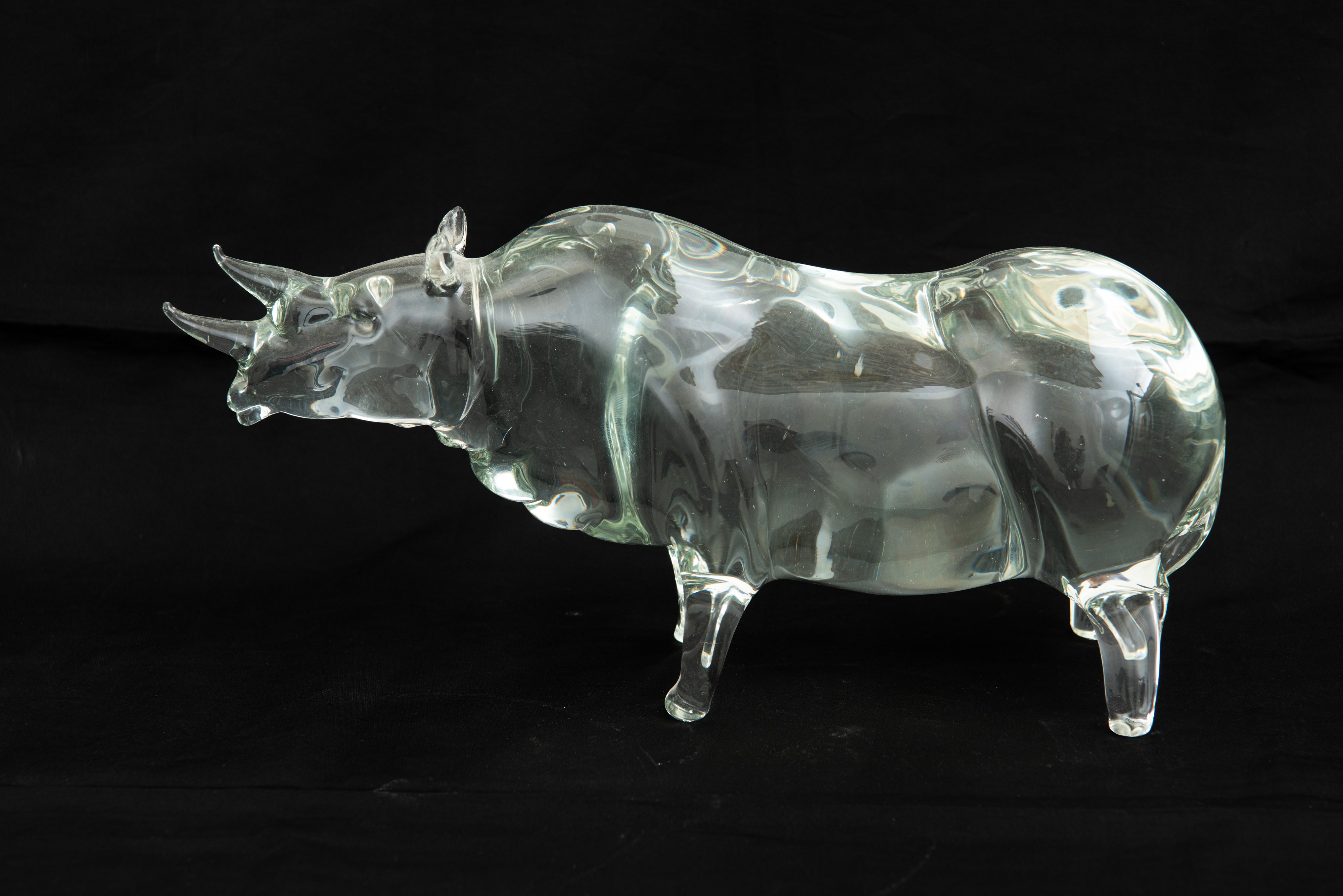 Pino Signoretto - Rinoceronte in vetro di Murano