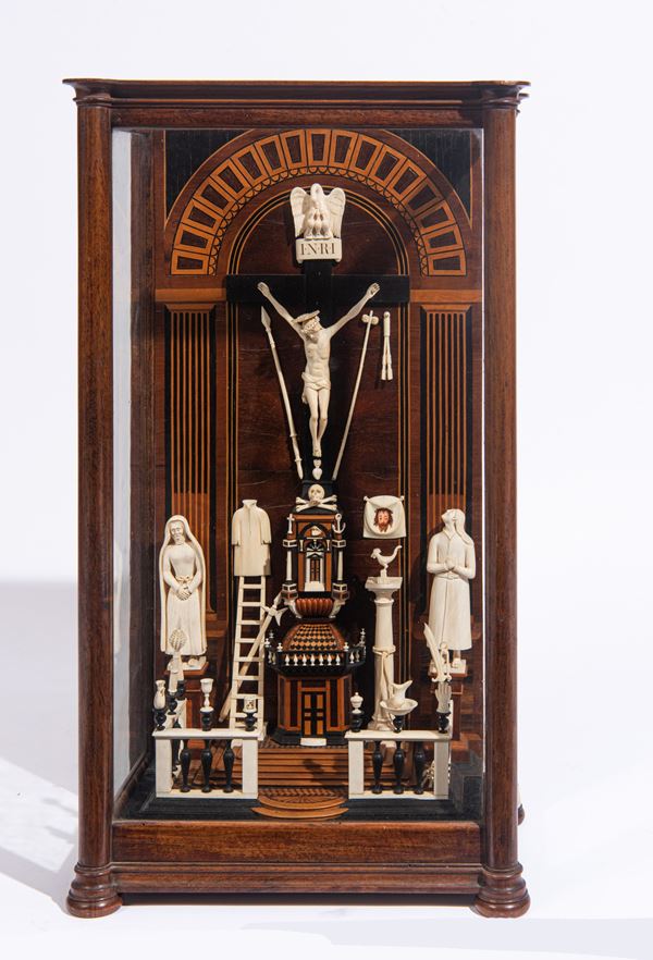 Teca devozionale in avorio 