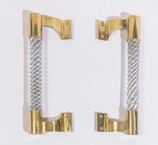 Venini - Coppia di maniglie