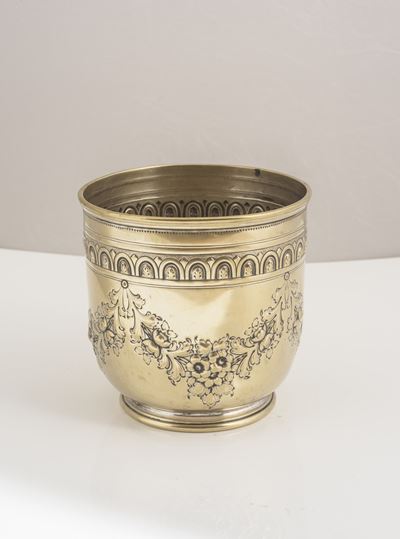 Vaso in metallo argentato, Inizio XX secolo