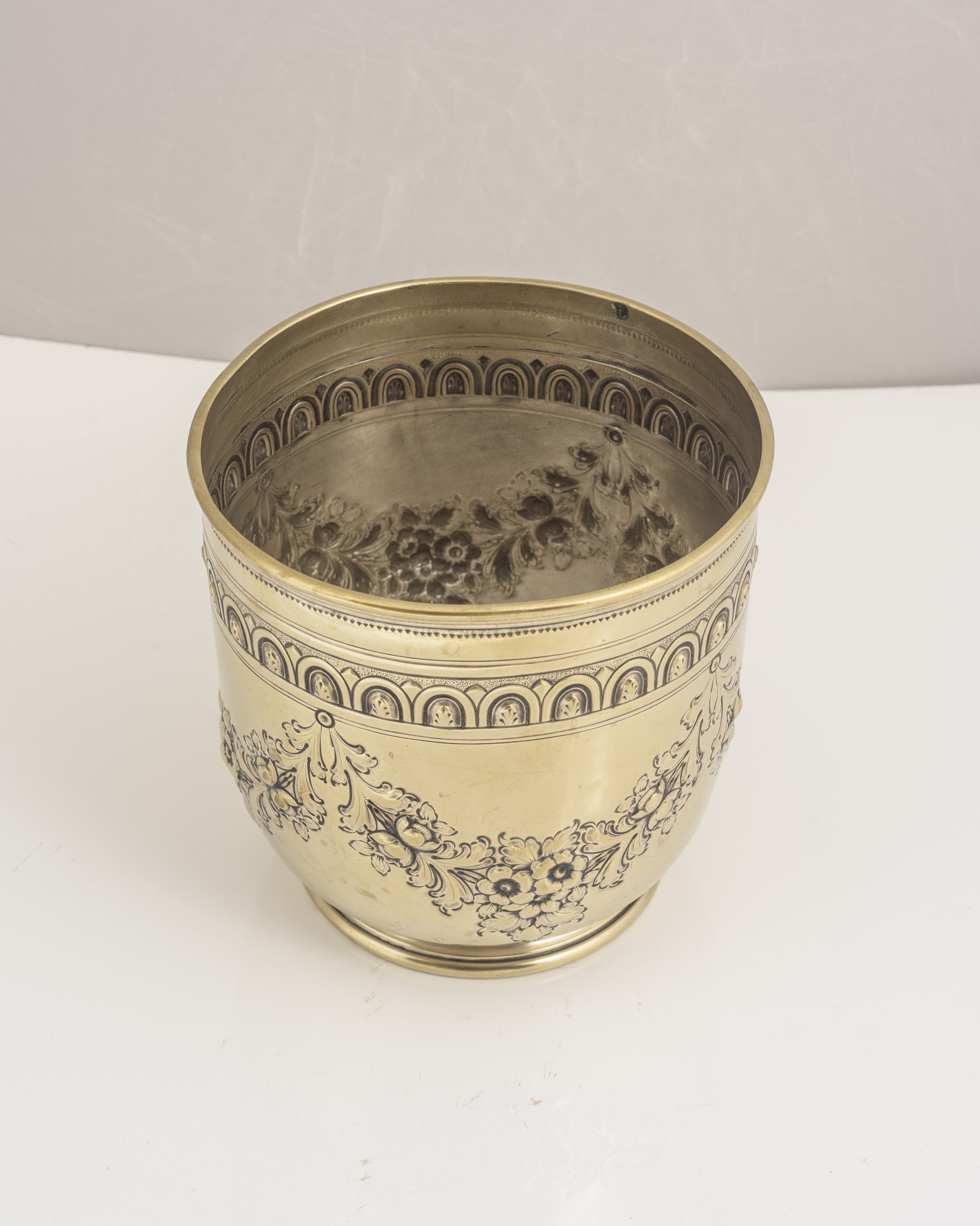 Vaso in metallo argentato, Inizio XX secolo