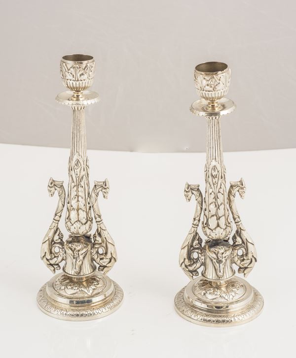 Coppia di candelieri 