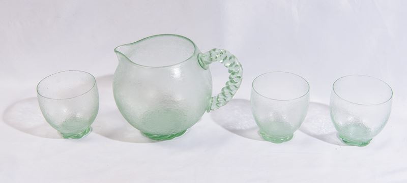 Brocca e due bicchieri