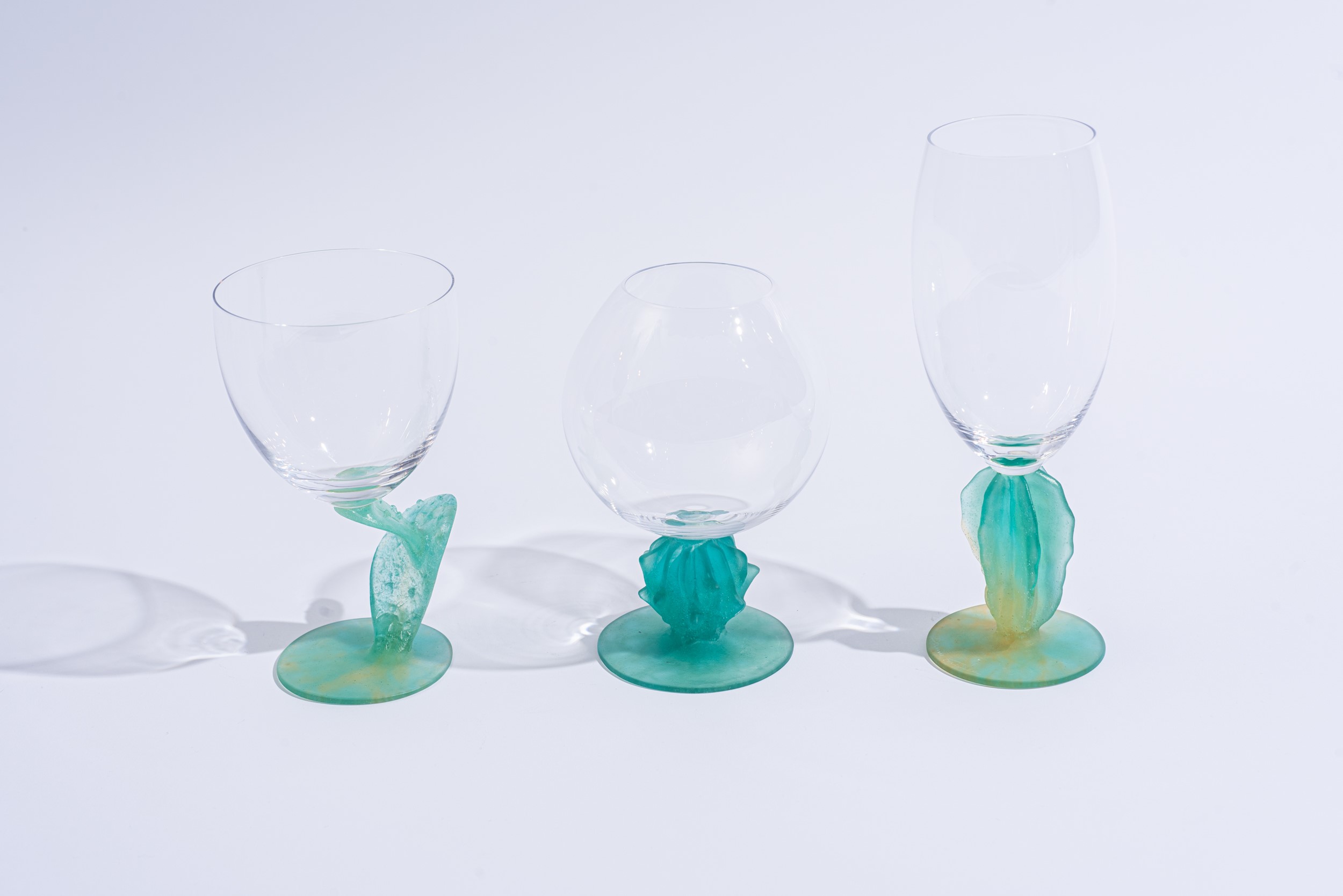 Tre calici, mod. "Cactus"