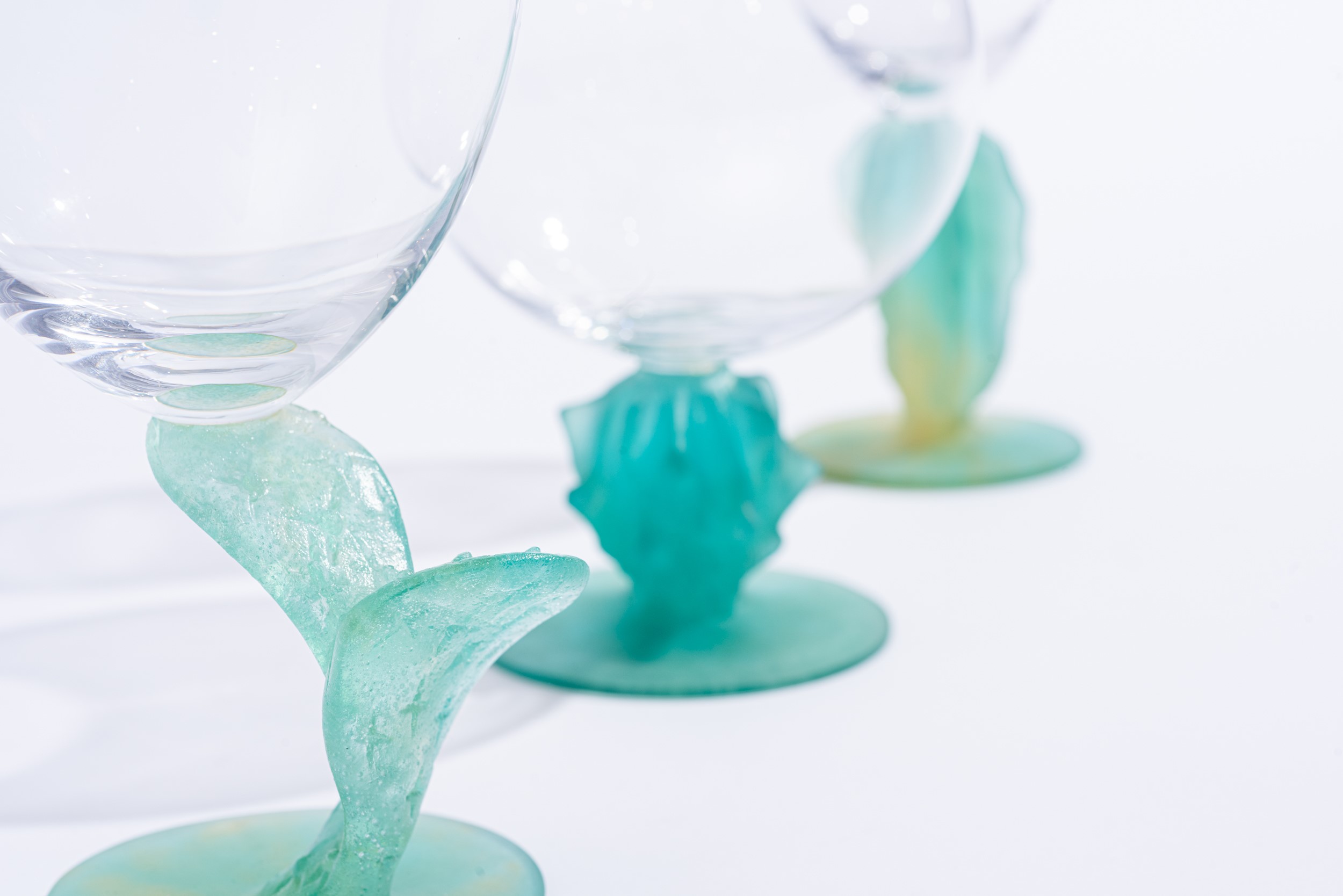 Tre calici, mod. "Cactus"