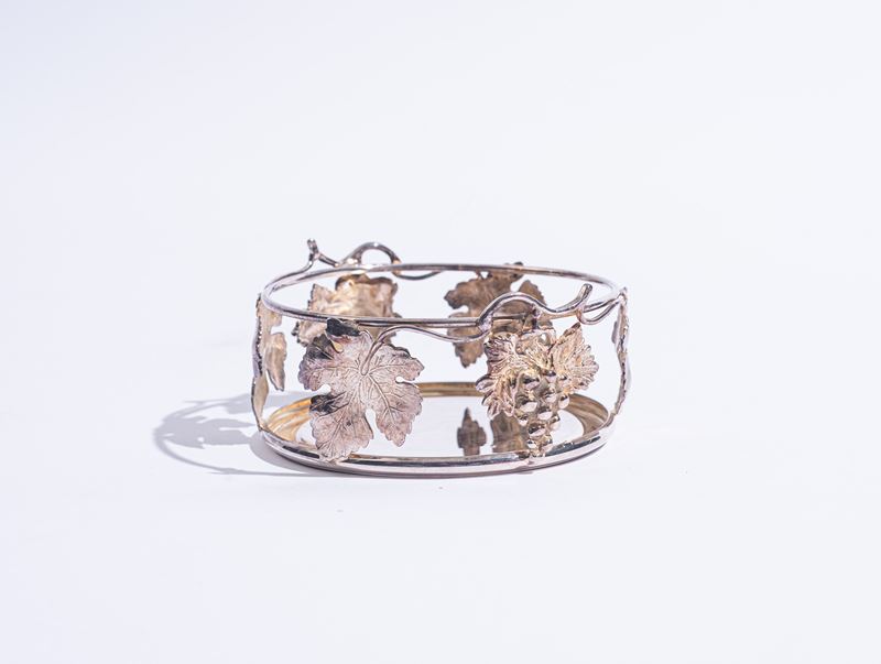 Portabottiglie in argento