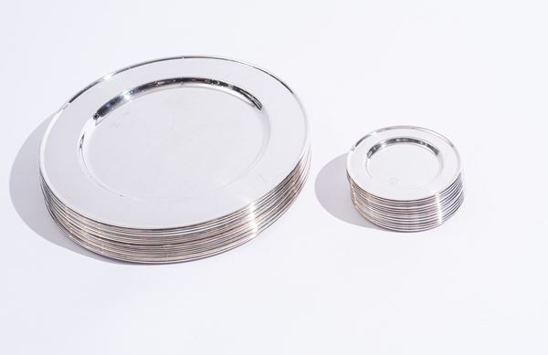 12 Sottopiatti e piattini portapane - SHEFFIELD