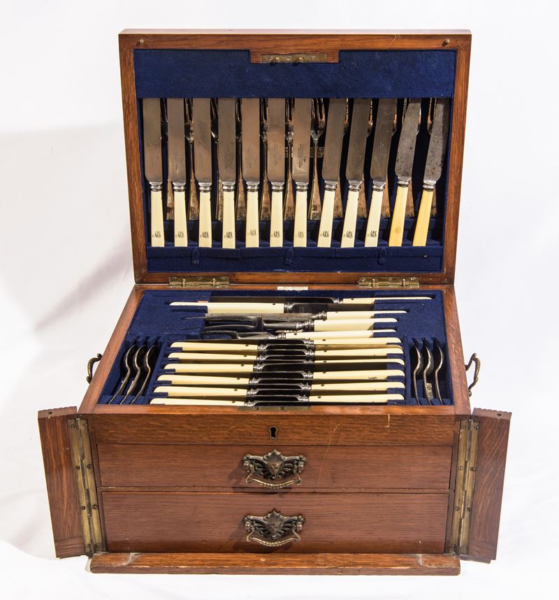 Servizio di posate - Walker & Hall Metallo argentato