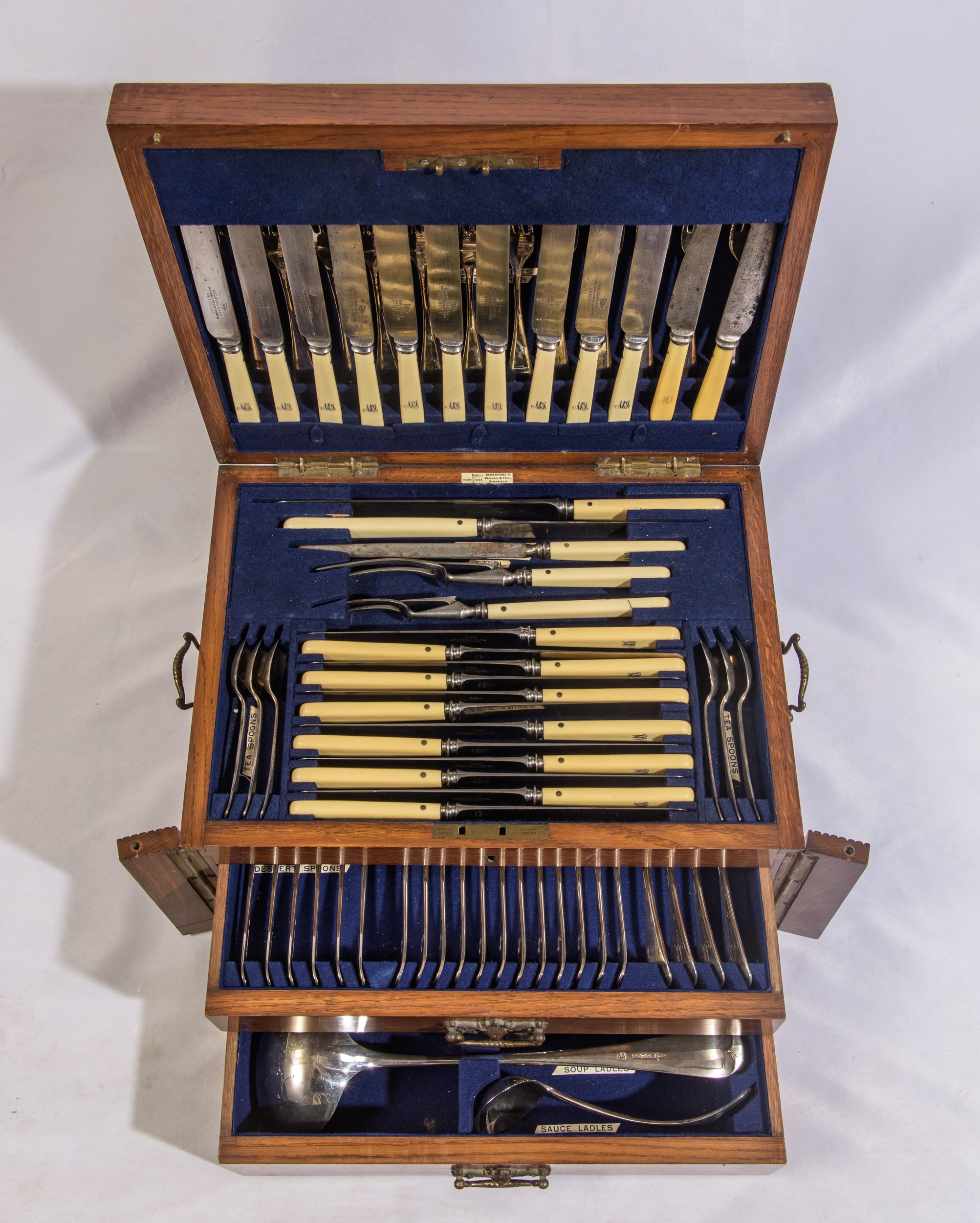 Servizio di posate - Walker & Hall Metallo argentato