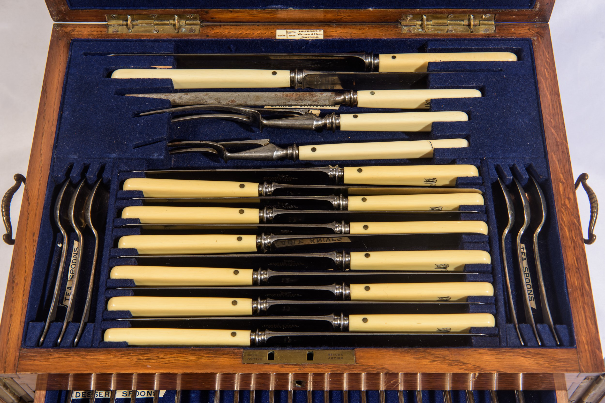 Servizio di posate - Walker & Hall Metallo argentato