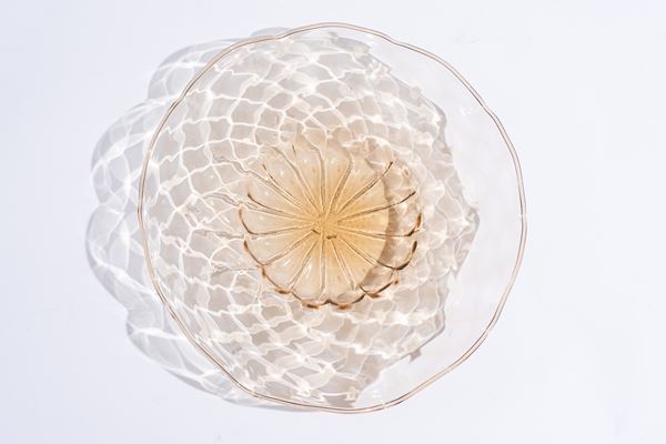 Giacomo Cappellin - Piatto in vetro