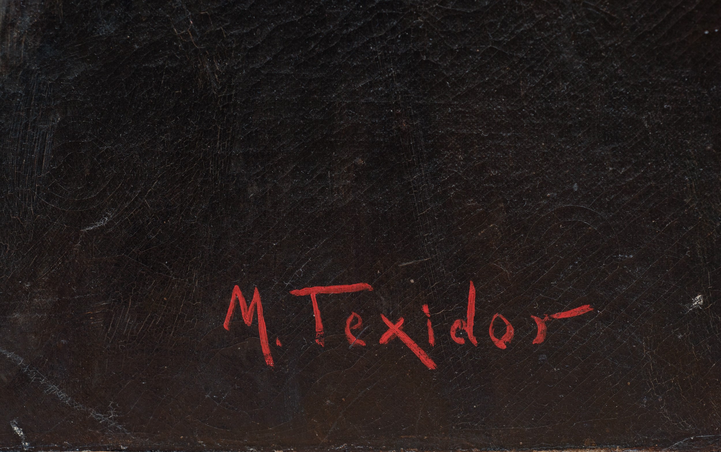 Modest Texidor i Torres - Il suonatore di chitarra, olio su tela