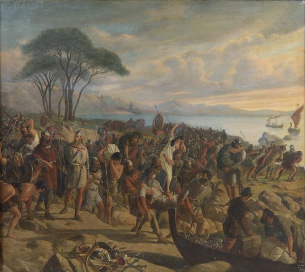 Anker Lund - Scena di battaglia