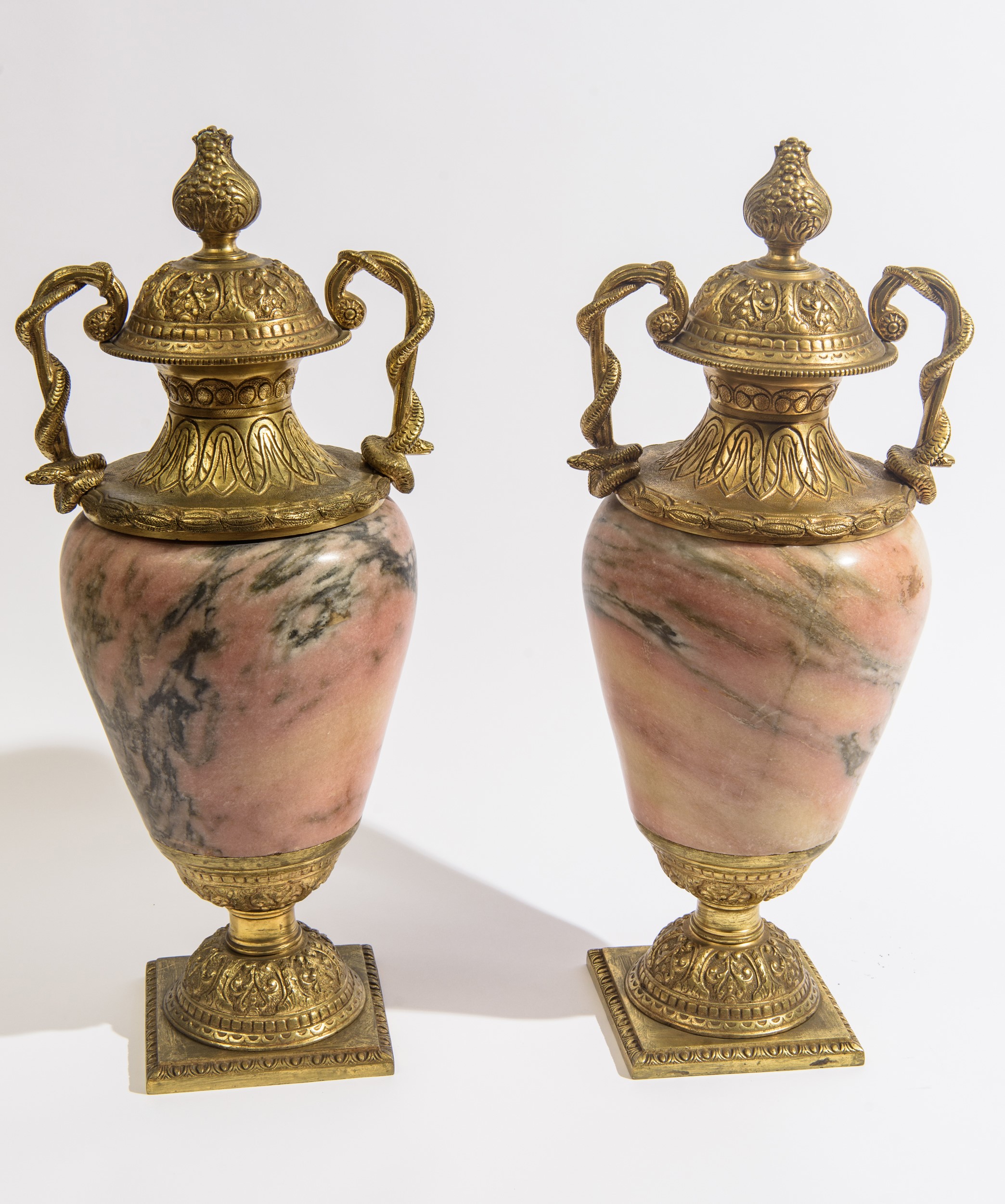 Coppia di vasi ornamentali