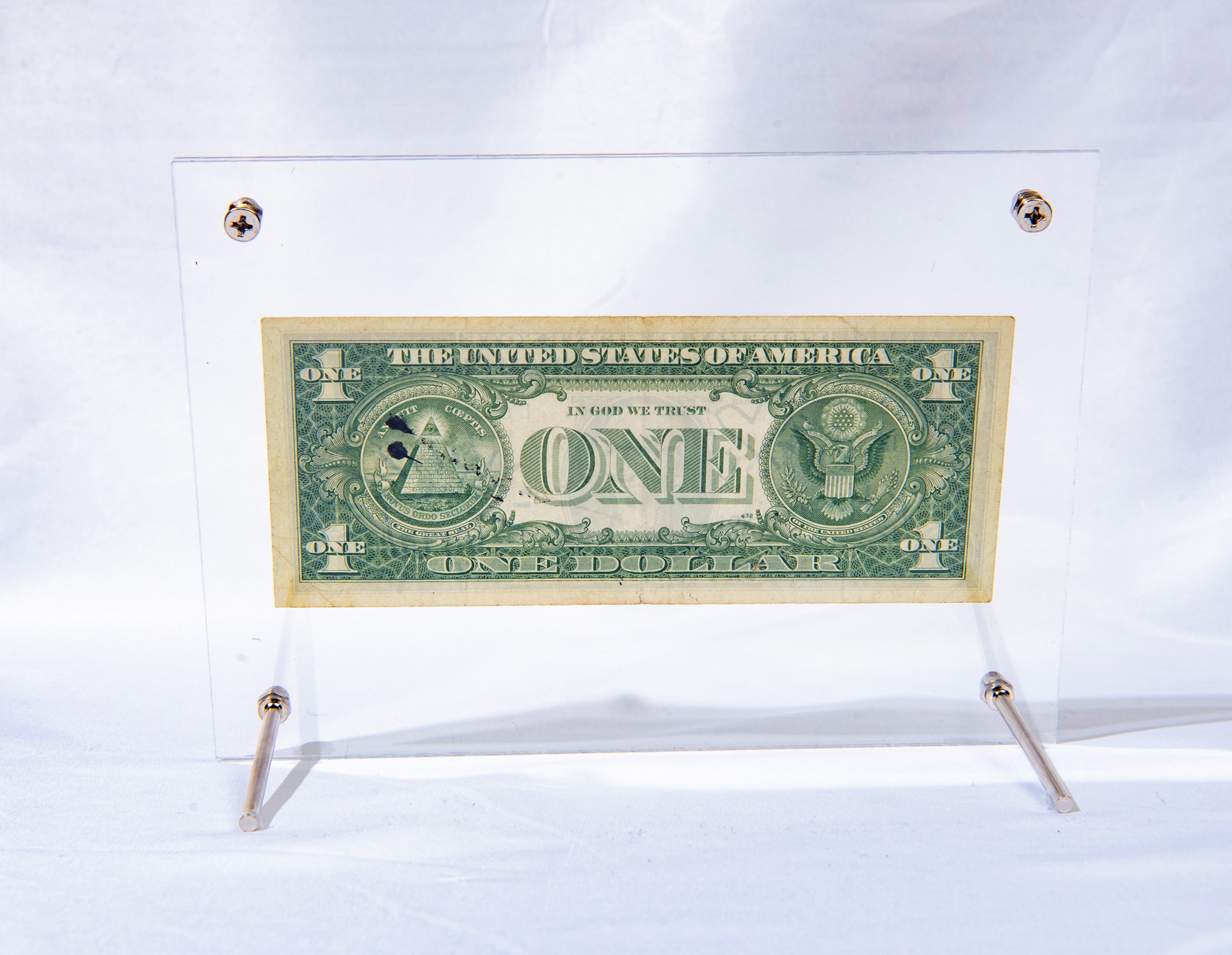 Keith Haring - One Dollar (disegno a pennarello su banconota, 1988)