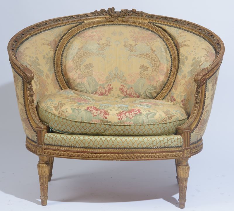 Poltrona marquise a pozzetto