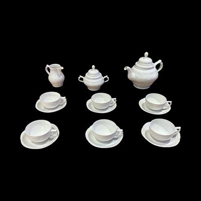 Rosenthal, Servizio da caffè Sanssouci in porcellana color avorio