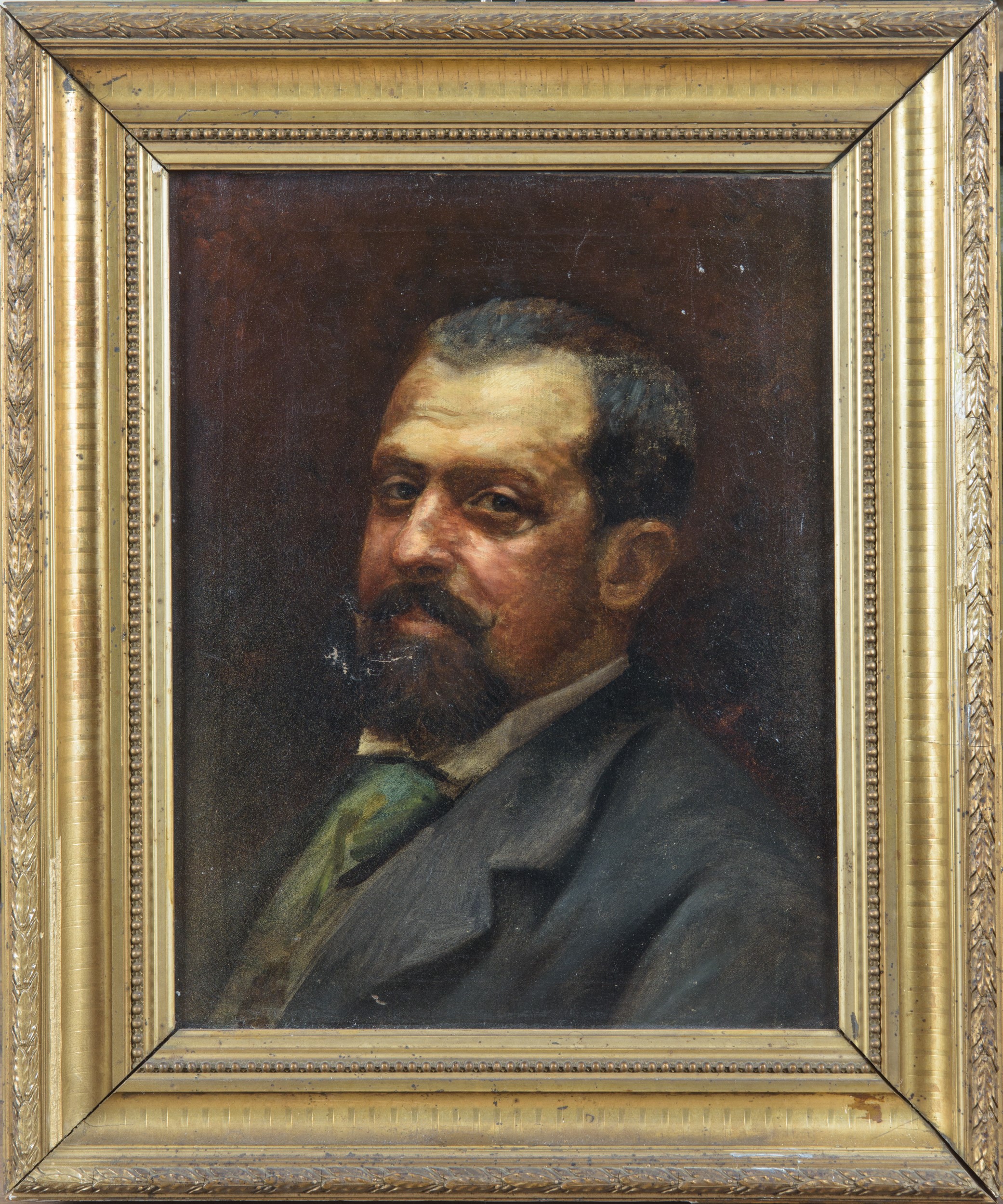 Domenico Morelli - Ritratto di Filippo Palizzi, olio su tela