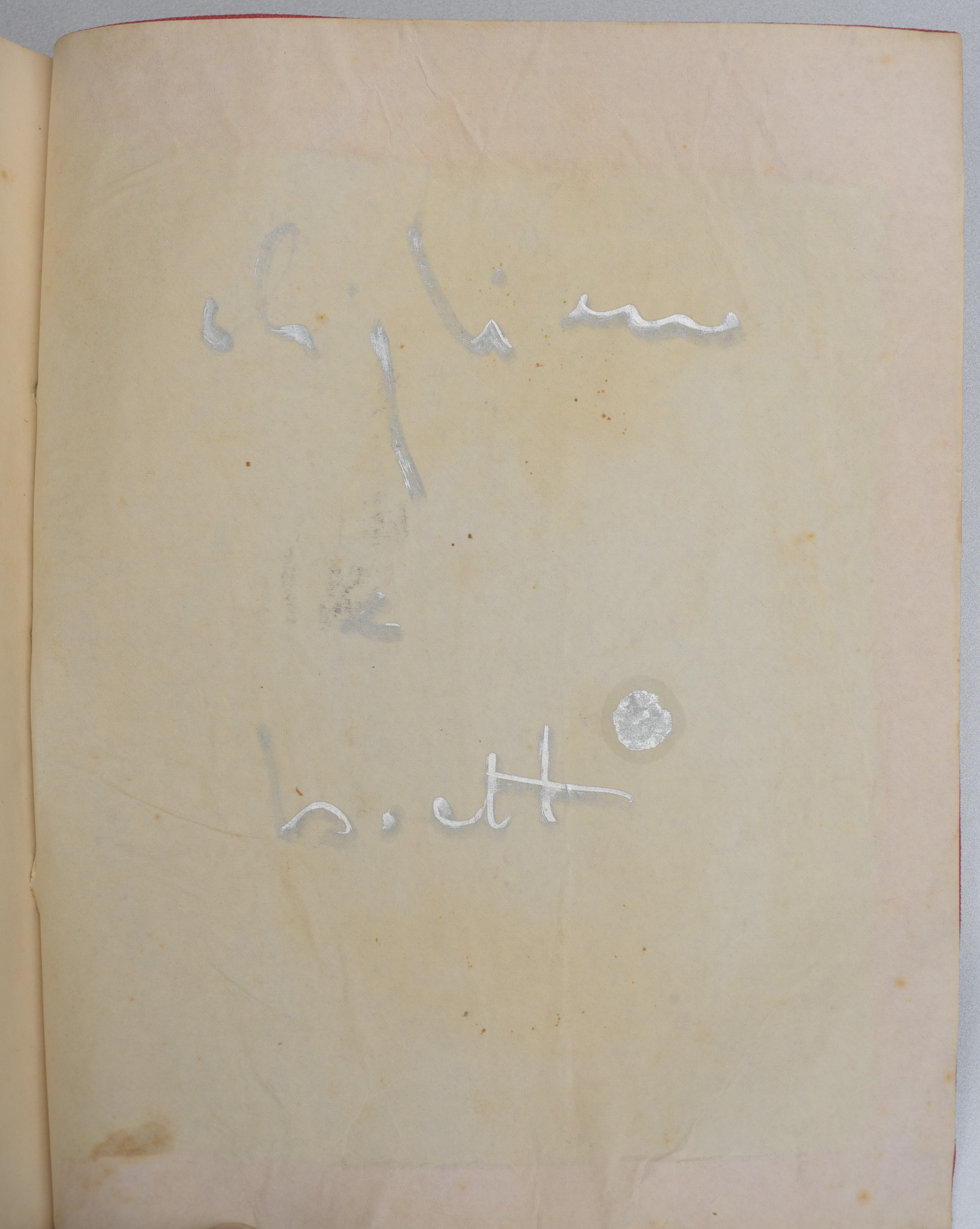 Alighiero Boetti - Libro rosso – Quaderno di lavoro con stencil e studi preparatori per la serie ...