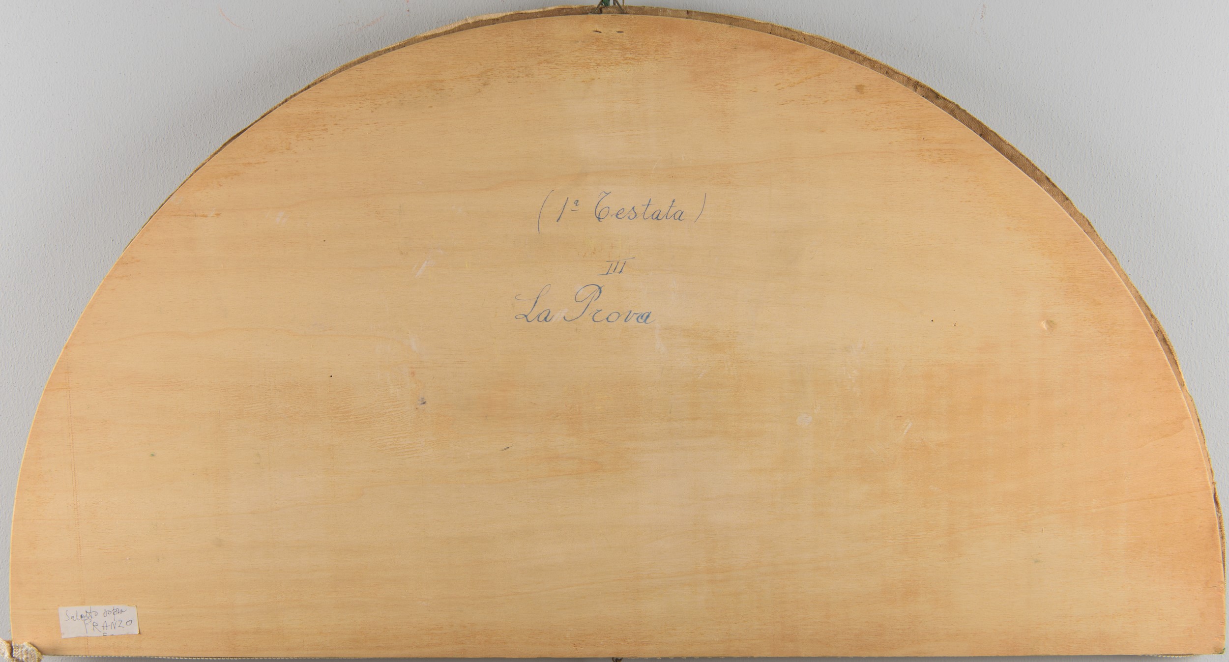 Quattro lunette raffiguranti scene allegoriche