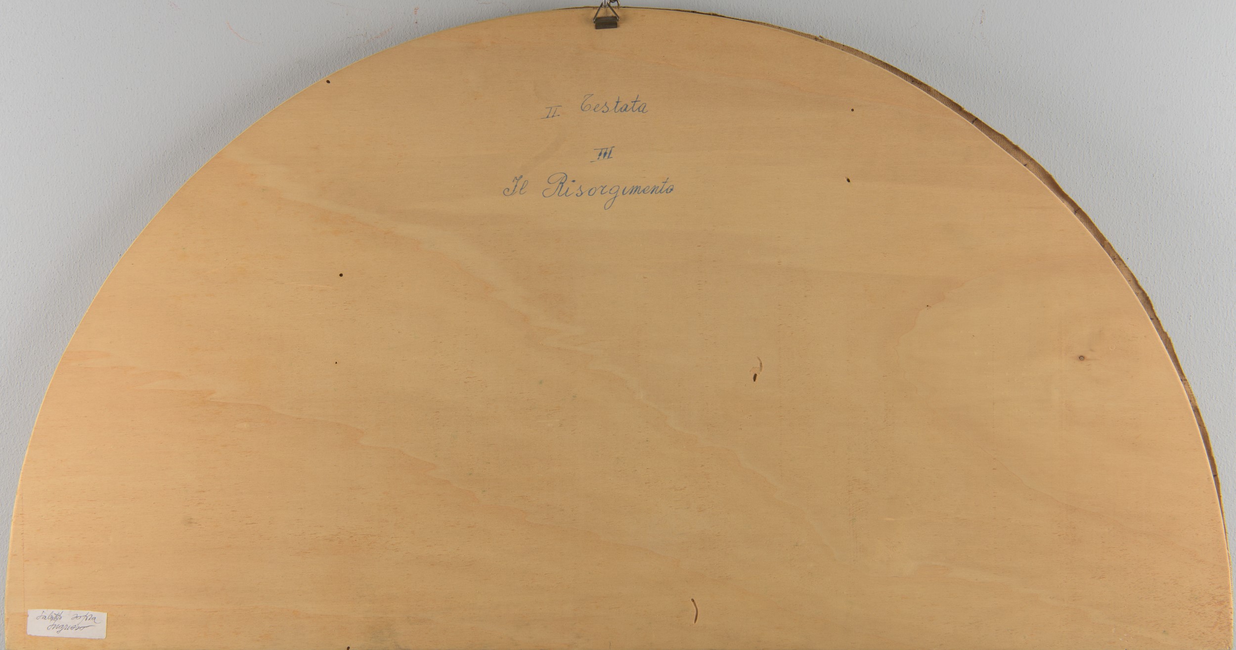 Quattro lunette raffiguranti scene allegoriche