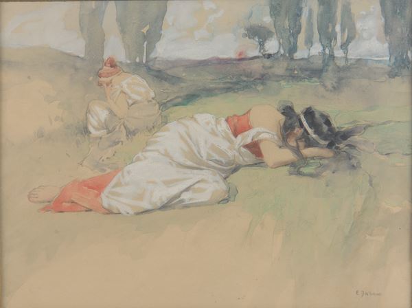 Edoardo Dalbono - Ninfe dormienti