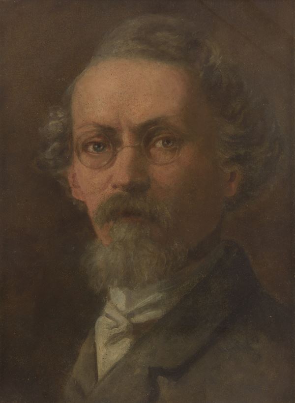 Giovanni Carnovali Il Piccio - Autoritratto con occhiali