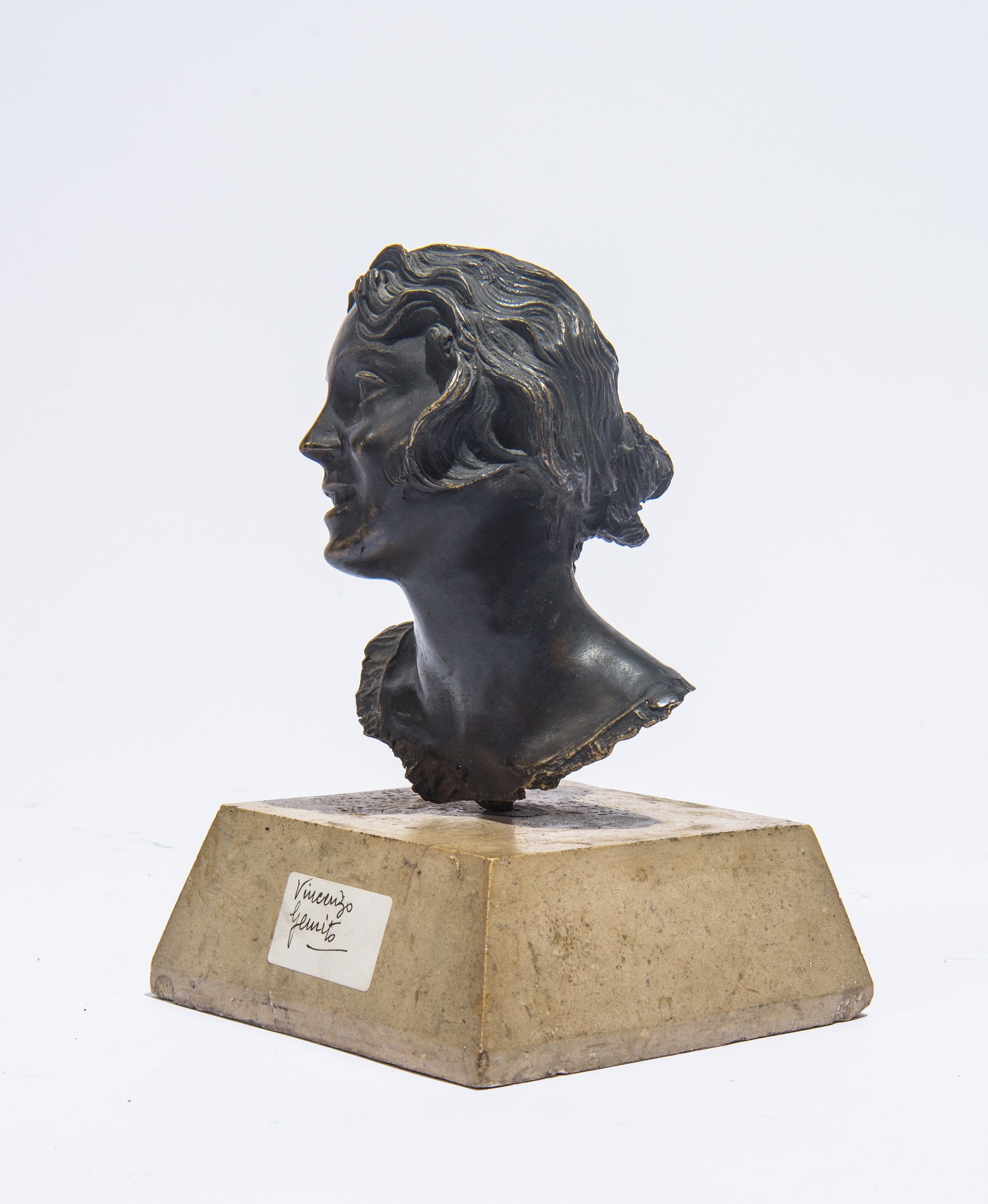 Vincenzo Gemito - Volto di fanciulla, bronzo