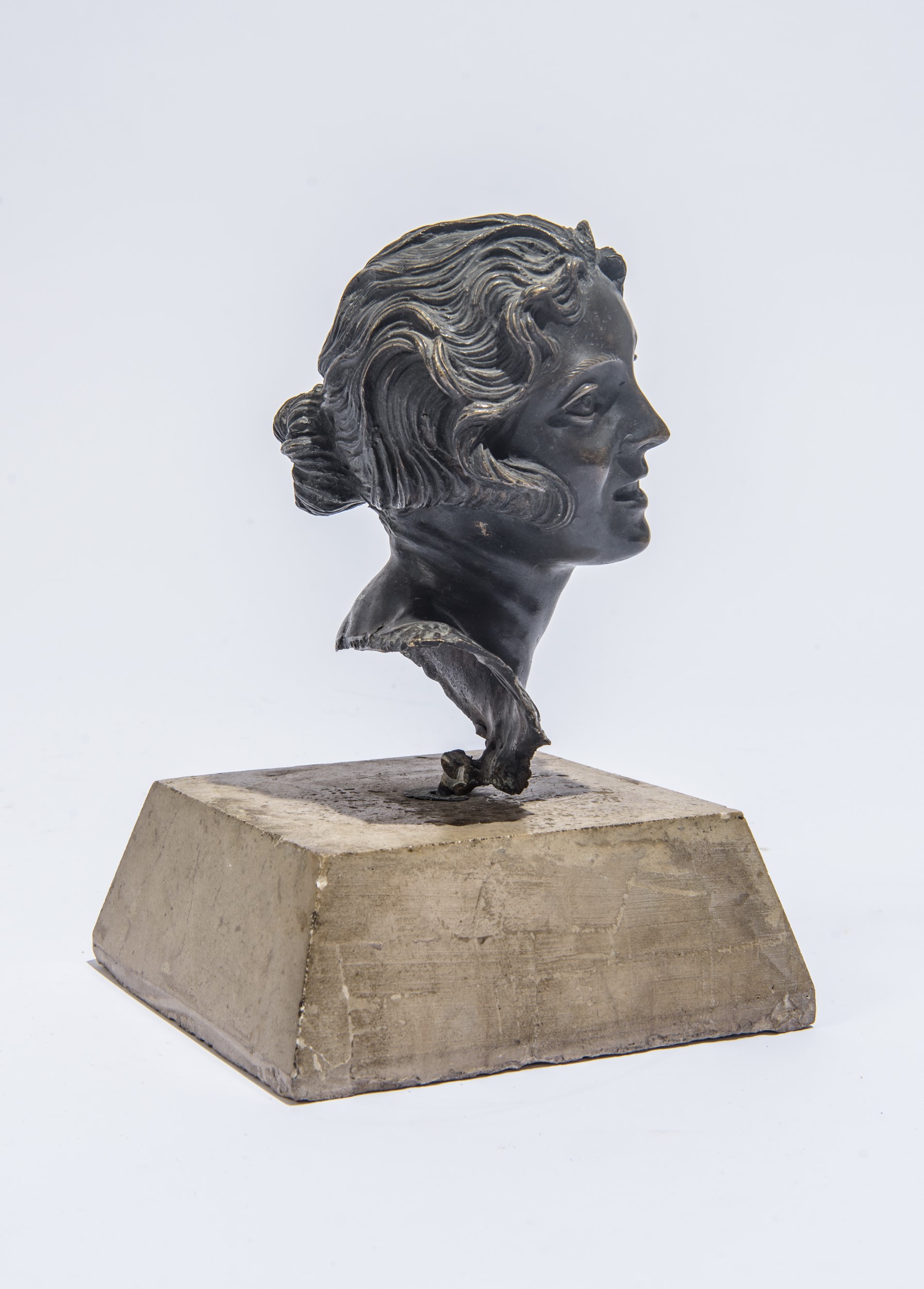 Vincenzo Gemito - Volto di fanciulla, bronzo