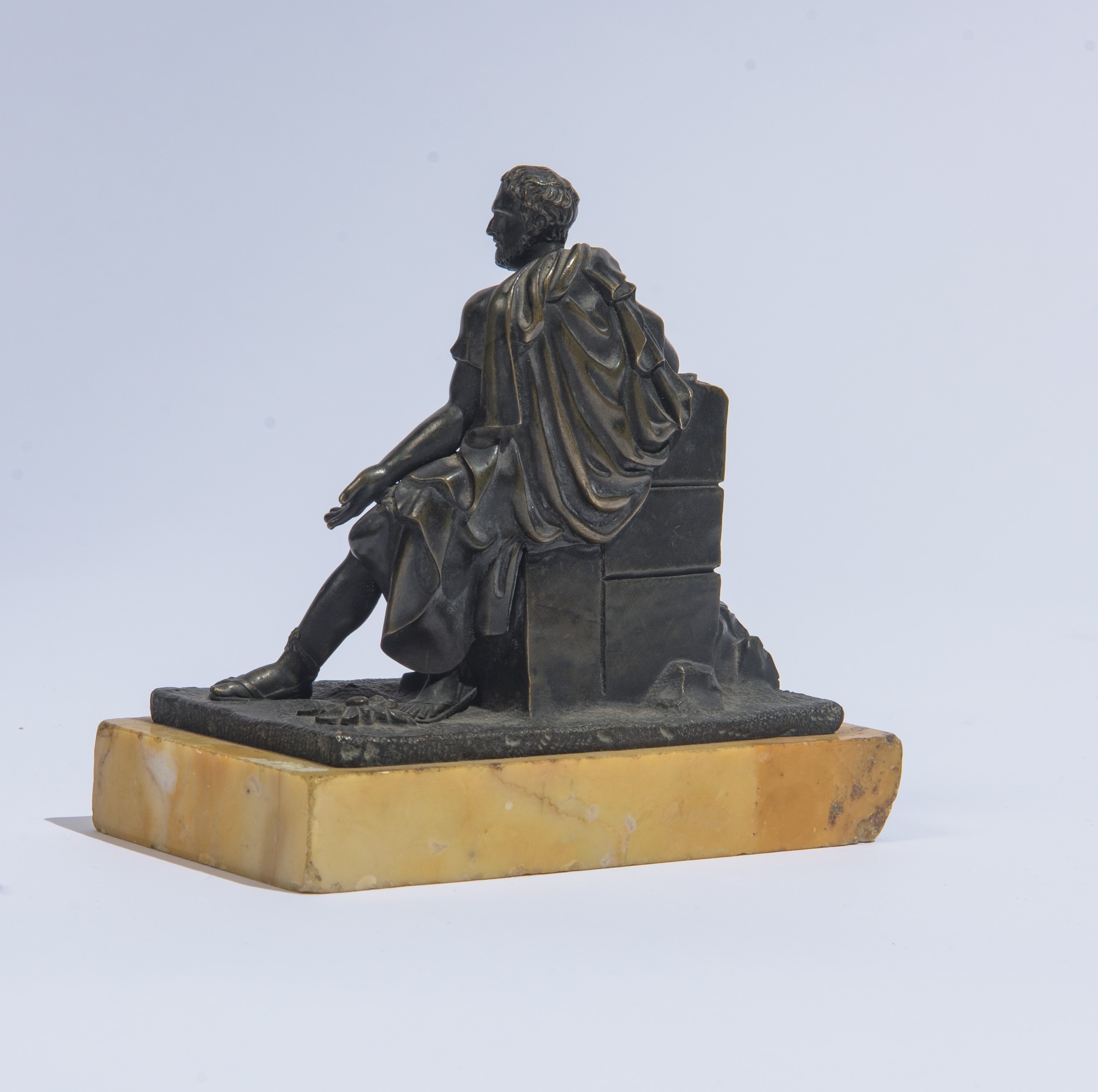 Scultura in bronzo raffigurante Caio Mario, XIX secolo