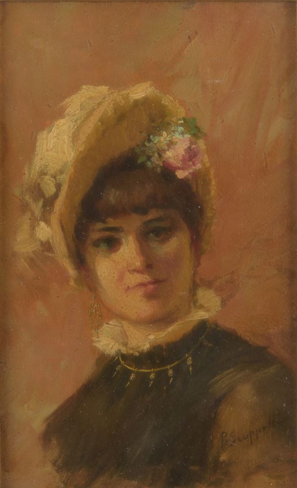 Pietro Scoppetta - Ritratto di fanciulla