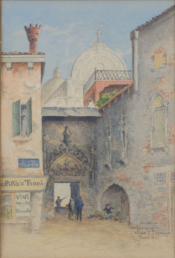 Scorcio di Venezia (passaggio verso la chiesa di San Zaccaria) 