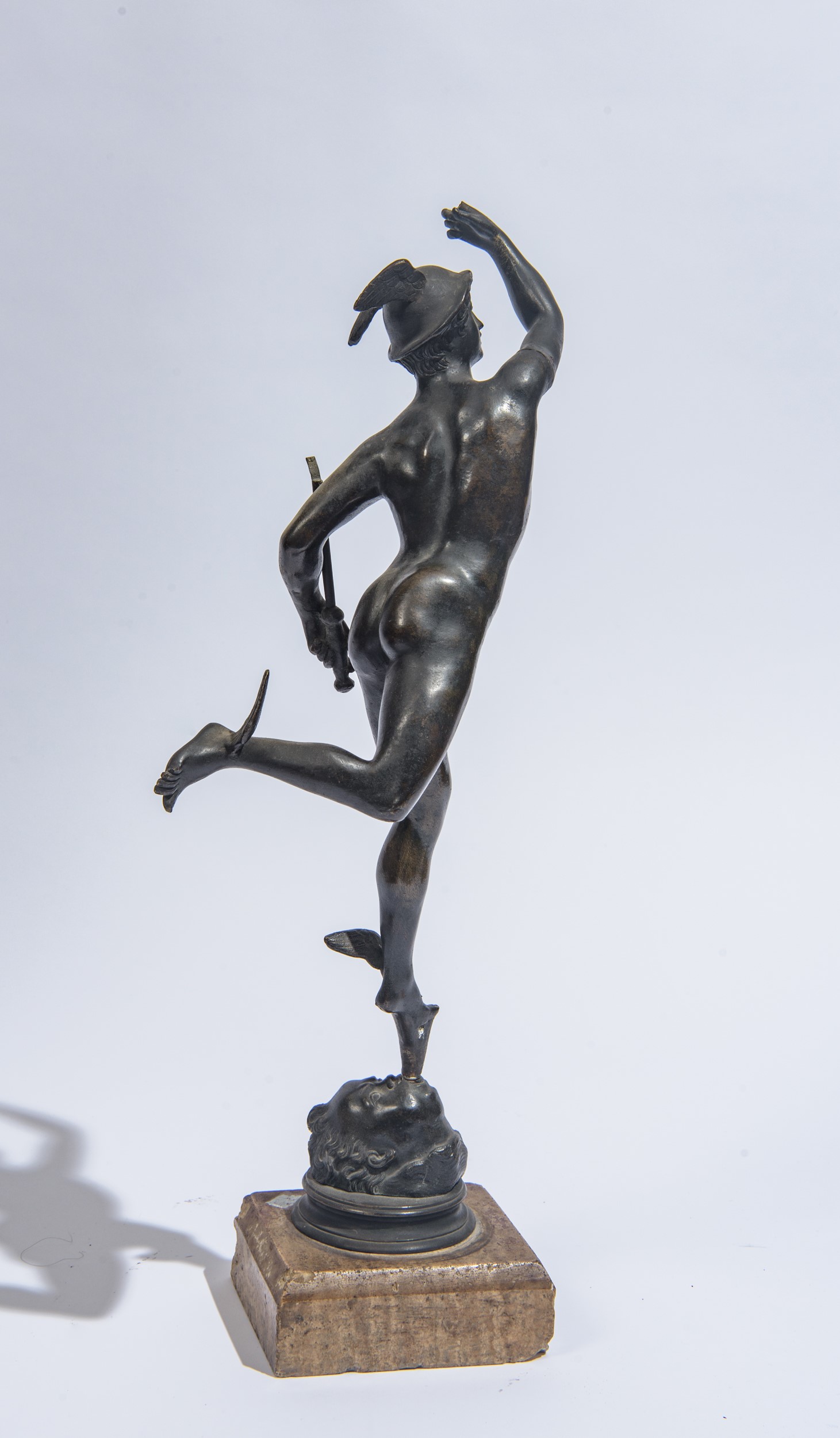 Scultura raffigurante Mercurio alato