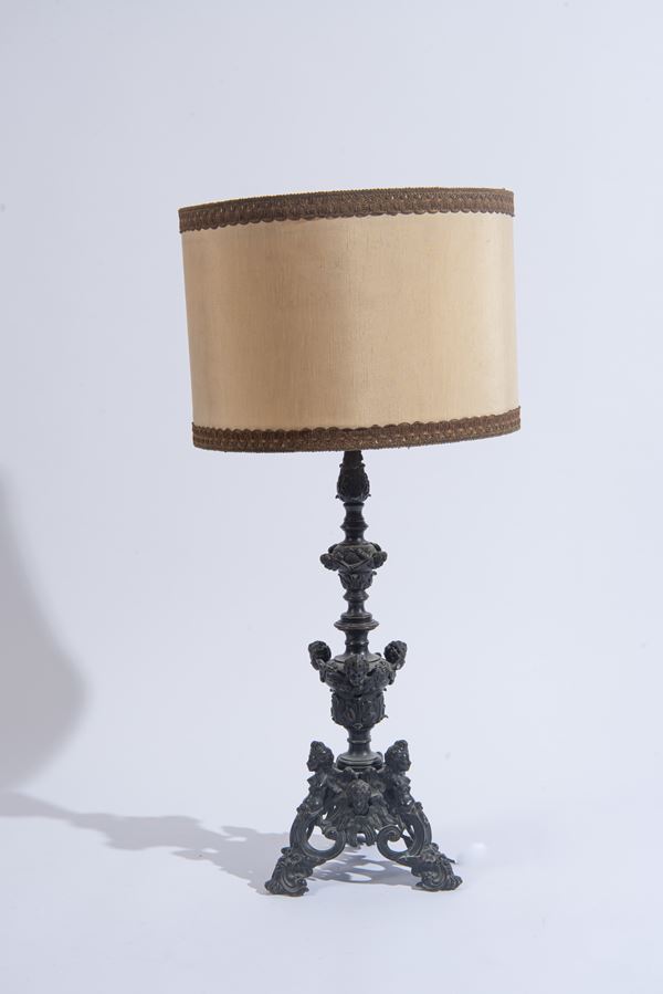 Candeliere  (XIX secolo)  - bronzo - Auction Brocantage - Summer Edition - DAMS Casa d'Aste