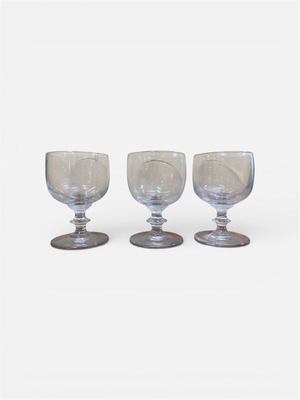 Servizio di bicchieri in vetro