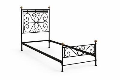 Letto Singolo in Ferro Battuto