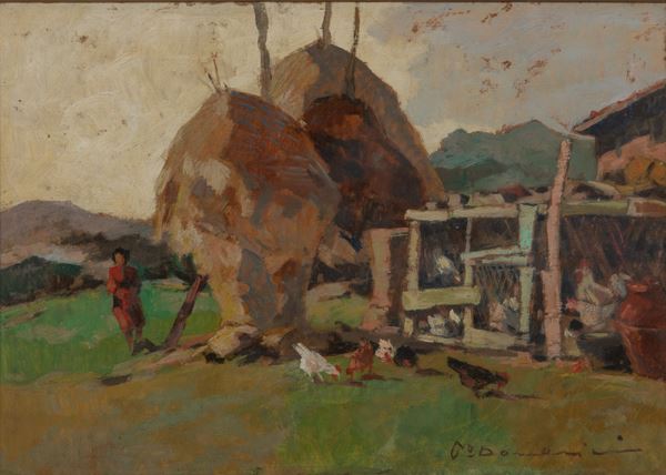 Carlo Domenici - Paesaggio maremmano