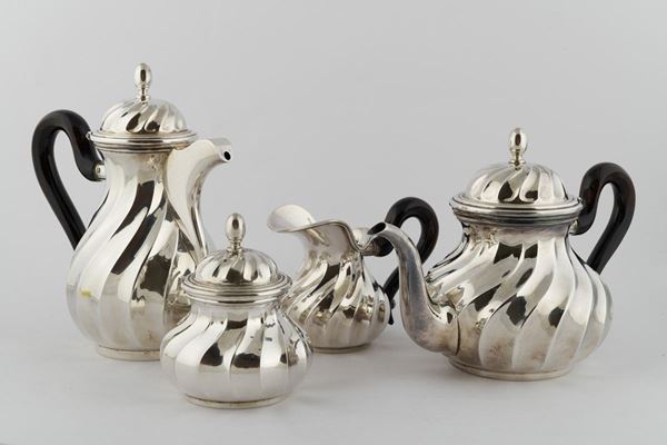 Servizio da th&#232;/caff&#232; 4 pezzi in argento