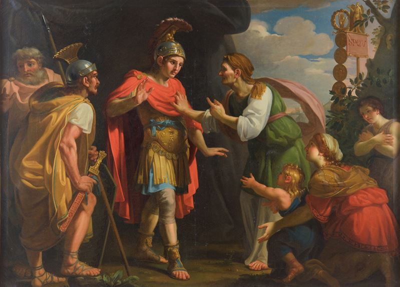 Scena di storia romana