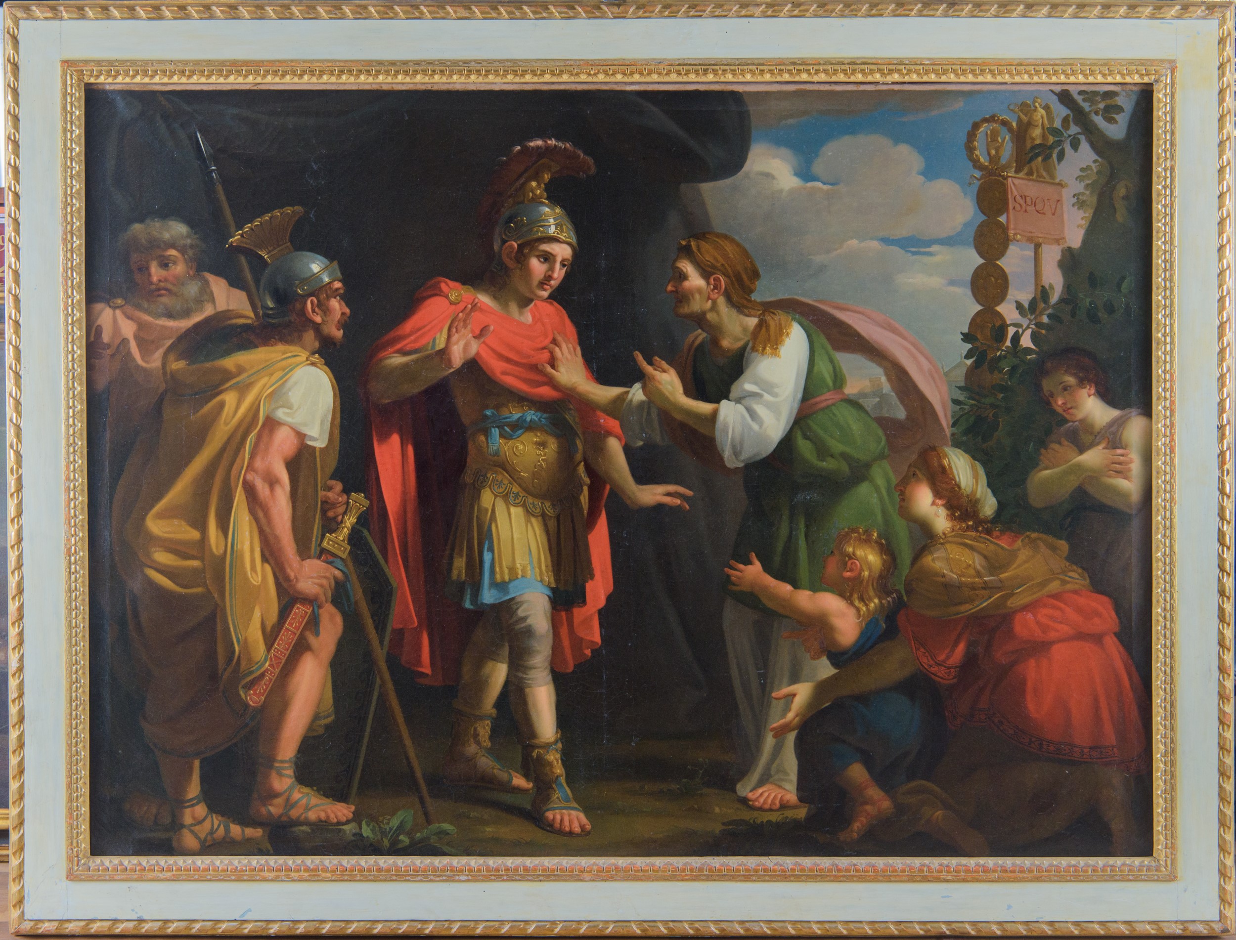 Scena di storia romana