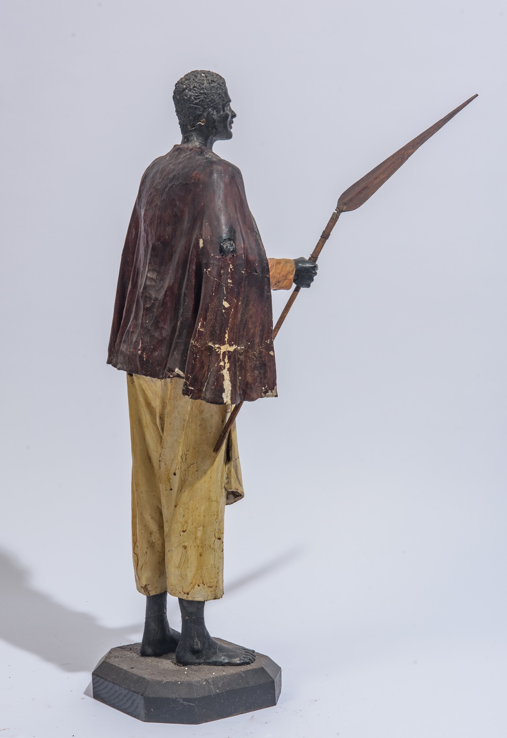 Pastore da presepe raffigurante moro