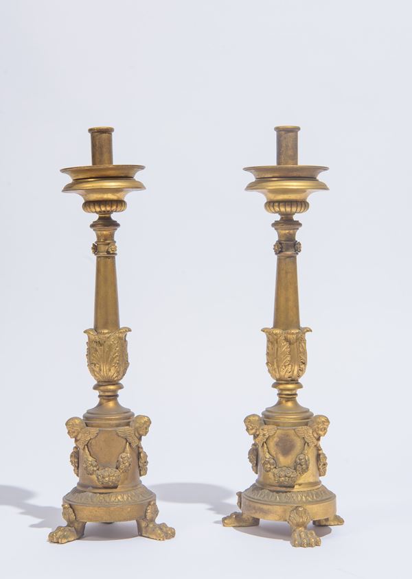 Coppia di candelieri