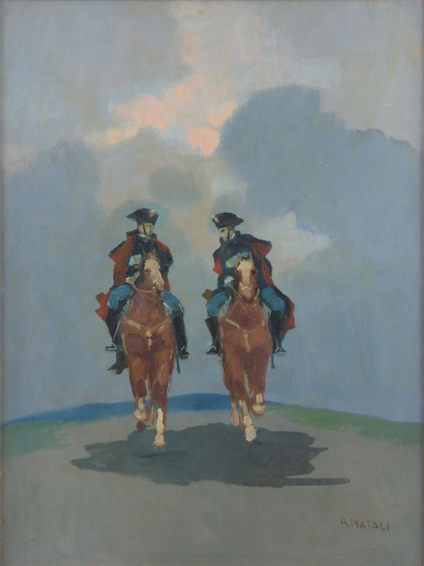 Renato Natali - Carabinieri a cavallo