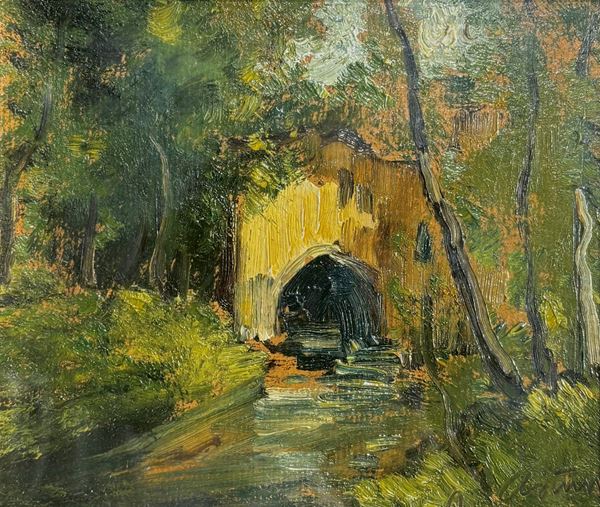 Antonio Asturi - Paesaggio boschivo