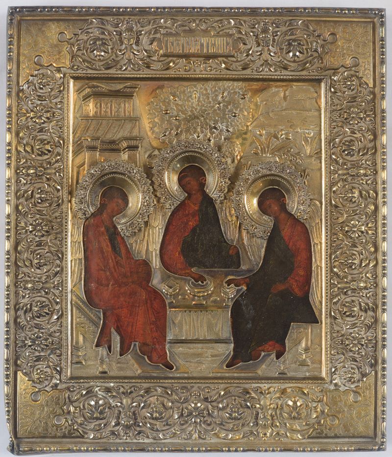 Icona raffigurante la trinità di Rublëv