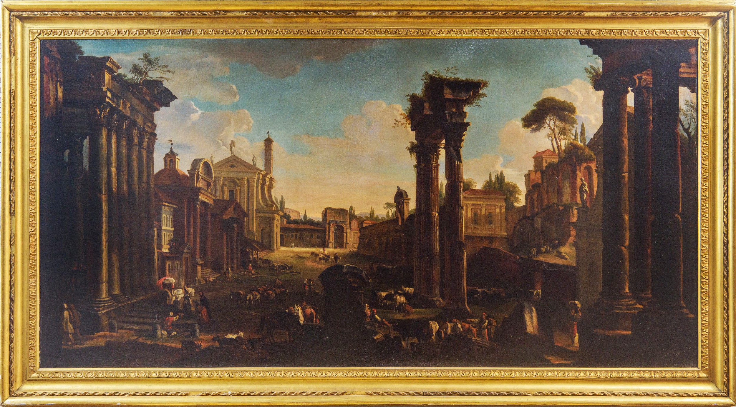 Veduta del Campo Vaccino a Roma