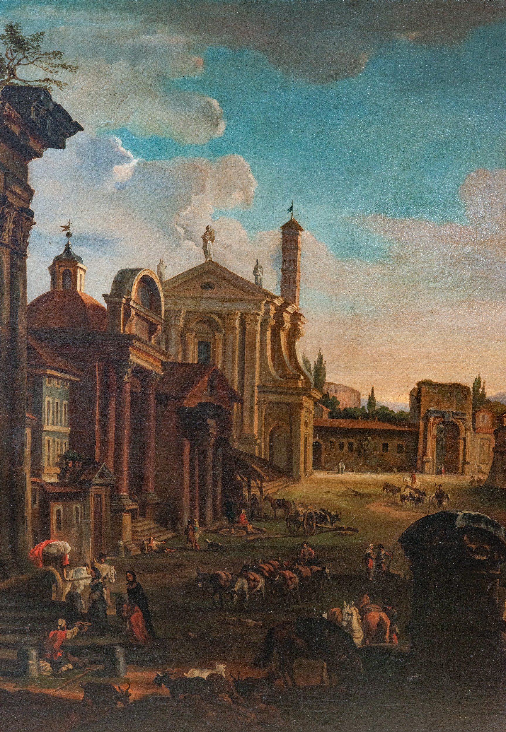 Veduta del Campo Vaccino a Roma