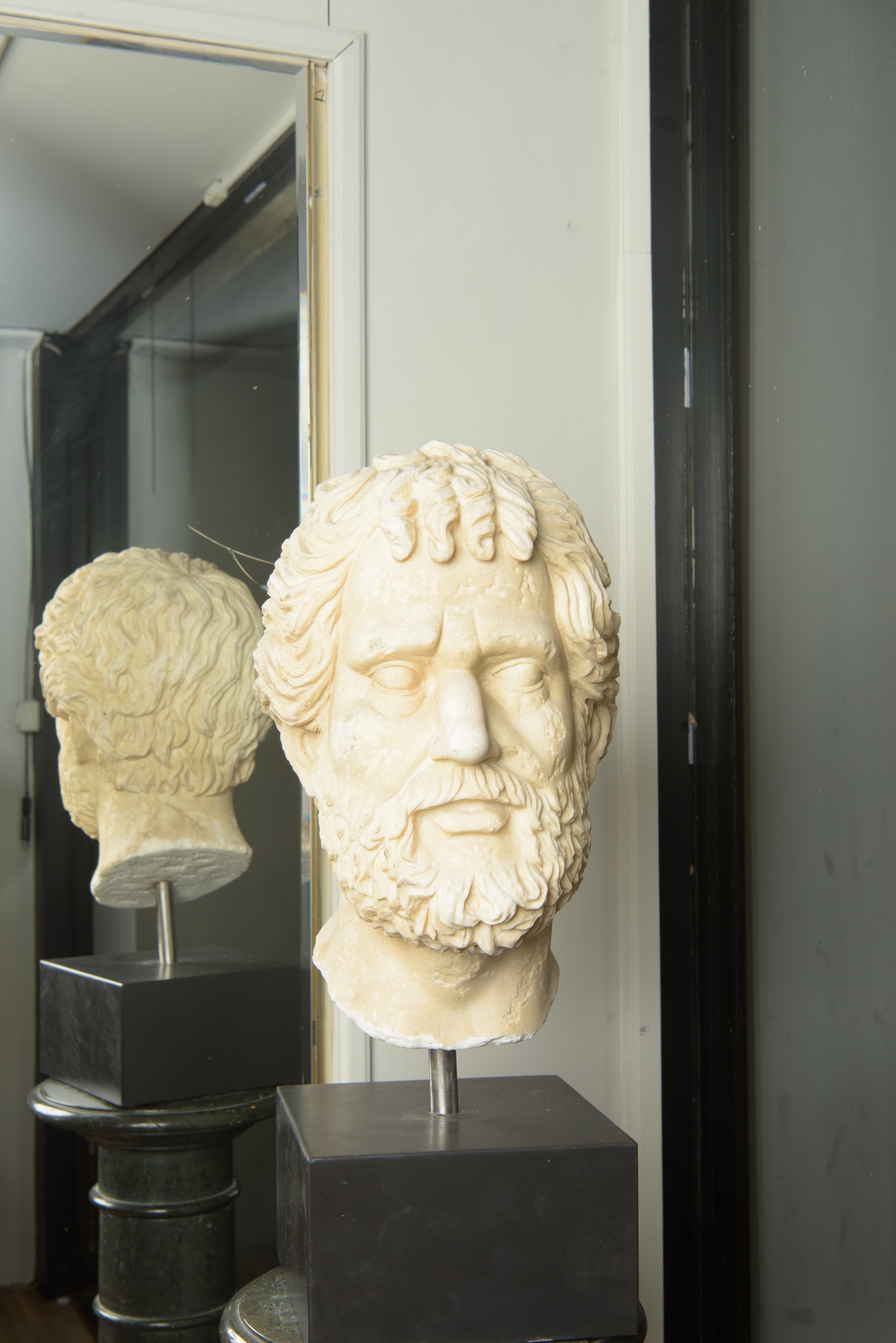 Testa maschile barbata