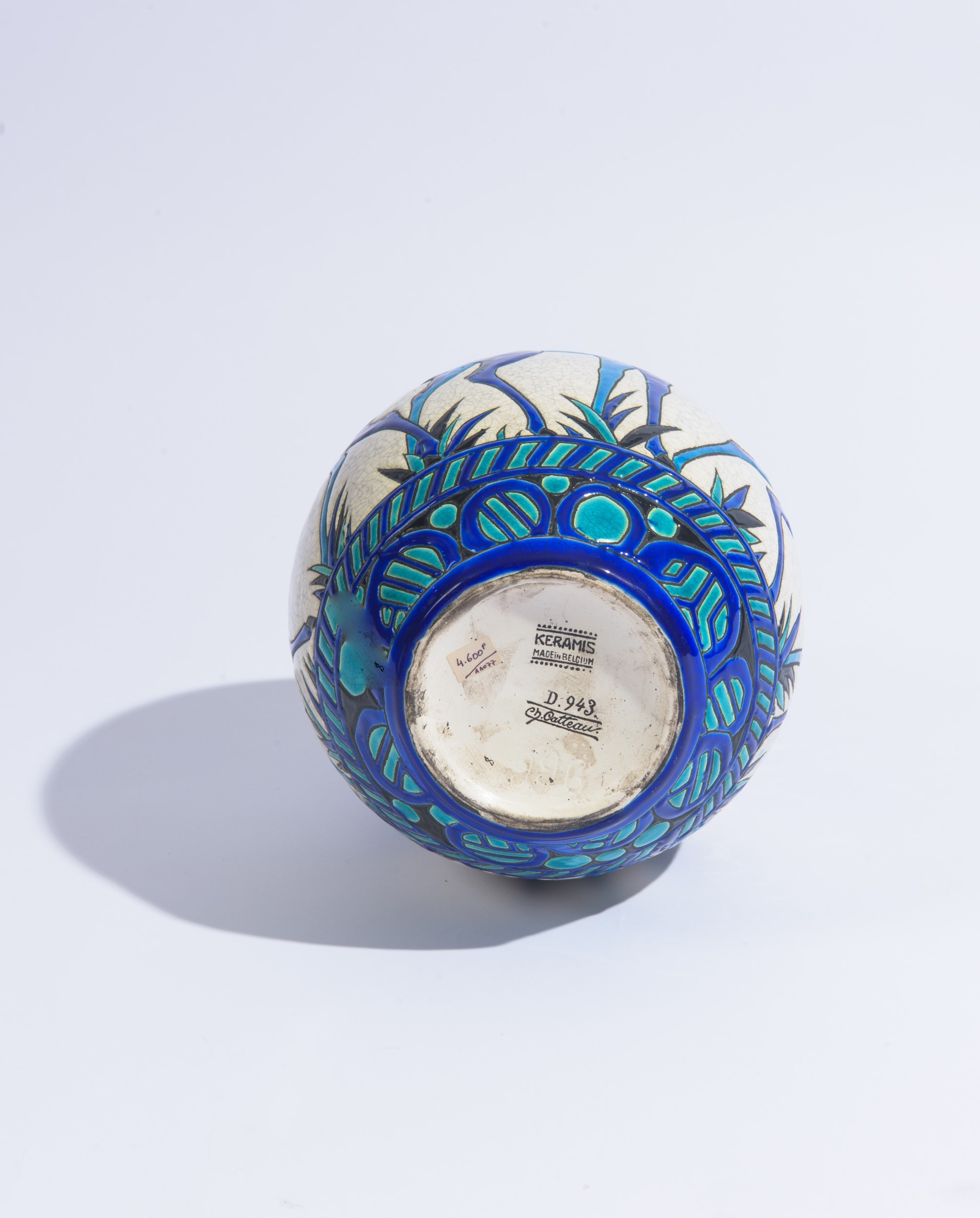 Charles Catteau - Vaso in ceramica smaltata
